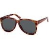 image:imageSOJOS Trendy Big Oversized Polarized Sunglasses Womens Mens 70s 80s Retro Vintage Pilot Shades SJ2643Caramel TortoiseGrey