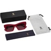 image:imageSOJOS Trendy Cat Eye Polarized Sunglasses for Women Men Retro Chunky Designer Sunnies SJ2339RedLight Red