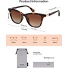 image:imageSOJOS Trendy Cat Eye Polarized Sunglasses for Women Retro Cateye Womens Shade SJ2709TortoiseBrown Grading