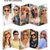 image:imageSOJOS Trendy Cat Eye Round Polarized Sunglasses for Women Fashion UV Protection Sunnies Sunglasses SJ2175Burgundy