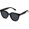 image:imageSOJOS Trendy Cat Eye Round Polarized Sunglasses for Women Fashion UV Protection Sunnies Sunglasses SJ2175Dark Black