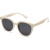 image:imageSOJOS Trendy Cat Eye Round Polarized Sunglasses for Women Fashion UV Protection Sunnies Sunglasses SJ2175Light Beige