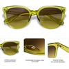image:imageSOJOS Trendy Cat Eye Round Polarized Sunglasses for Women Fashion UV Protection Sunnies Sunglasses SJ2175Light Yellow