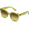 image:imageSOJOS Trendy Cat Eye Round Polarized Sunglasses for Women Fashion UV Protection Sunnies Sunglasses SJ2175Light Yellow