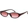 image:imageSOJOS Trendy Cat Eye Womens SunglassesRetro Skinny Chic Narrow Oval 90s Slim Small Cute Sunnies SJ2753RedPink