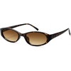 image:imageSOJOS Trendy Cat Eye Womens SunglassesRetro Skinny Chic Narrow Oval 90s Slim Small Cute Sunnies SJ2753TortoiseBrown Grading
