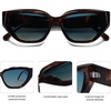 image:imageSOJOS Trendy Cute Cat Eye Polarized Sunglasses for Women Fashion Cateye Womens Sunnies SJ2237Dark Tortoise