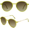 image:imageSOJOS Trendy Designer Hexagon Round Sunglasses for Women Fashion Big Shades Geometric Women Sunglasses SJ2181Green