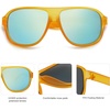 image:imageSOJOS Trendy Floating Polarized Aviator Sports Sunglasses for Women MenRetro Shades for Fishing Surfing Boating SJ2336Orange