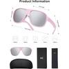 image:imageSOJOS Trendy Floating Polarized Aviator Sports Sunglasses for Women MenRetro Shades for Fishing Surfing Boating SJ2336Pink