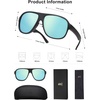 image:imageSOJOS Trendy Floating Polarized Aviator Sports Sunglasses for Women MenRetro Shades for Fishing Surfing Boating SJ2336Yellow