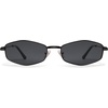 image:imageSOJOS Trendy Hexagonal Polarized Sunglasses for Women Men Retro Fashion Irregular Rhombus Shades UV400 Protection SJ1259Black