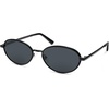 image:imageSOJOS Trendy Oval Cat Eye Polarized Sunglasses for Women Men Chic 80s 90s Retro Fashion Sunnies SJ1279BlackGrey