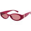 image:imageSOJOS Trendy Oval Polarized Sunglasses Womens Retro Narrow Chic Thin Y2k Sunnies SJ2364Rose PinkPink Tint