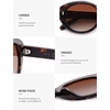 image:imageSOJOS Trendy Oval Polarized Sunglasses for Women Classic Round Retro UV Protection Shade SJ2675Tortoise Frame Brown Lens