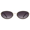 image:imageSOJOS Trendy Oval Polarized Sunglasses for Women Men 80s 90s Chic Retro Vintage Sunnies SJ1248BlackGradient Grey