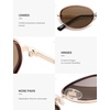 image:imageSOJOS Trendy Oval Polarized Sunglasses for Women Men 80s 90s Chic Retro Vintage Sunnies SJ1248BrownBrown