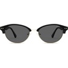 image:imageSOJOS Trendy Oval Polarized Sunglasses for Women Retro Cute Shades Sunnies SJ2687Black Frame Grey Lens