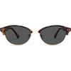 image:imageSOJOS Trendy Oval Polarized Sunglasses for Women Retro Cute Shades Sunnies SJ2687Tortoise Frame Grey Lens