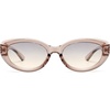 image:imageSOJOS Trendy Oval Polarized Sunglasses for Women Retro Small Cat Eye Sun Glasses 90s Shades SJ2322Brown