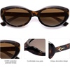 image:imageSOJOS Trendy Oval Polarized Sunglasses for Women Retro Small Cat Eye Sun Glasses 90s Shades SJ2322Demi