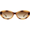 image:imageSOJOS Trendy Oval Polarized Sunglasses for Women Retro Small Cat Eye Sun Glasses 90s Shades SJ2322Multicolor