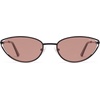 image:imageSOJOS Trendy Oval Polarized Sunglasses for WomenRetro 90s Cat Eye Shades SJ1254Black Frame Red Lens