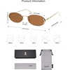 image:imageSOJOS Trendy Oval Rimless Sunglasses for Women Retro Y2k Sunnies with Rhinestones SJ1227GoldBrown