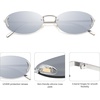 image:imageSOJOS Trendy Oval Rimless Sunglasses for Women Retro Y2k Sunnies with Rhinestones SJ1227SilverSilver