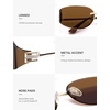 image:imageSOJOS Trendy Oval Sunglasses for WomenFashion Rimless Metal Sun Glasses Y2K Style UV400 Protected SJ1271Brown