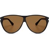 image:imageSOJOS Trendy Oversized Sunglasses for WomenRetro Big Large Shades Sun Glasses SJ2708Black Frame Brown Lens