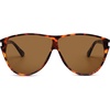 image:imageSOJOS Trendy Oversized Sunglasses for WomenRetro Big Large Shades Sun Glasses SJ2708Tortoise Frame Brown Len