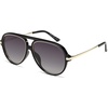 image:imageSOJOS Trendy Polarized Aviator Sunglasses for Women Men Large Retro 80s 90s Vintage Shades SJ2684Blackgrey