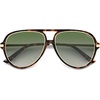 image:imageSOJOS Trendy Polarized Aviator Sunglasses for Women Men Large Retro 80s 90s Vintage Shades SJ2684Brown Tortoisegreen