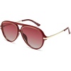 image:imageSOJOS Trendy Polarized Aviator Sunglasses for Women Men Large Retro 80s 90s Vintage Shades SJ2684Redred