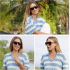 image:imageSOJOS Trendy Polarized Aviator Sunglasses for Women MenFashion Square Aviators Shades Vintage Style UV400 Protected SJ2699Black