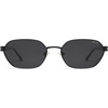 image:imageSOJOS Trendy Polarized Hexagon Sunglasses for Women Men UV400 Retro Rectangle Shades SJ1238BlackGrey