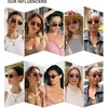 image:imageSOJOS Trendy Polarized Hexagon Sunglasses for Women Men UV400 Retro Rectangle Shades SJ1238GoldGreen