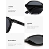 image:imageSOJOS Trendy Polarized Oval Sunglasses for Women MenFashion Ovale Rounded Shades Fashion Wave Frame UV400 Protected SJ2697Black