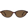 image:imageSOJOS Trendy Polarized Oval Sunglasses for Women Retro Chic 90s Shades Lightweight Sunnies SJ2656Tortoise Frame Brown Lens