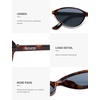 image:imageSOJOS Trendy Polarized Oval Sunglasses for Women Retro Chic 90s Shades Lightweight Sunnies SJ2656Tortoise Frame Grey Lens