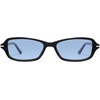 image:imageSOJOS Trendy Polarized Petite Rectangle Sunglasses Womens Mens Retro Skinny 90s Y2K Thin Shades SJ2376Blue
