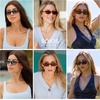 image:imageSOJOS Trendy Polarized Petite Rectangle Sunglasses Womens Mens Retro Skinny 90s Y2K Thin Shades SJ2376Burgundy