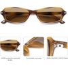 image:imageSOJOS Trendy Polarized Petite Rectangle Sunglasses Womens Mens Retro Skinny 90s Y2K Thin Shades SJ2376Demi