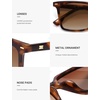 image:imageSOJOS Trendy Polarized Square Sunglasses Womens Men Retro Vintage 90s Sun Glasses SJ2387Yellow Tortoise Frame Browing Grading Lens