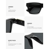 image:imageSOJOS Trendy Polarized Square Sunglasses for Women MenUV400 Retro Square 70s 80s 90s Shades SJ2622Black