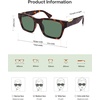 image:imageSOJOS Trendy Polarized Square Sunglasses for Women MenUV400 Retro Square 70s 80s 90s Shades SJ2622Dark Tortoise