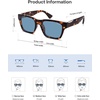 image:imageSOJOS Trendy Polarized Square Sunglasses for Women MenUV400 Retro Square 70s 80s 90s Shades SJ2622Tortoise