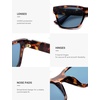 image:imageSOJOS Trendy Polarized Square Sunglasses for Women MenUV400 Retro Square 70s 80s 90s Shades SJ2622Tortoise