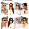 image:imageSOJOS Trendy Polarized Sunglasses Womens Men Retro Vintage 90s Cute Cat Eye Narrow Sun Glasses SJ2381Green Frame Grey Lens